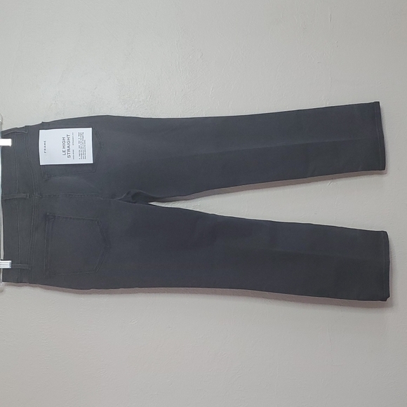 FRAME Washed Black Wash Le High Straight in Mardel Dip Size 30 NWT - Picture 7 of 8